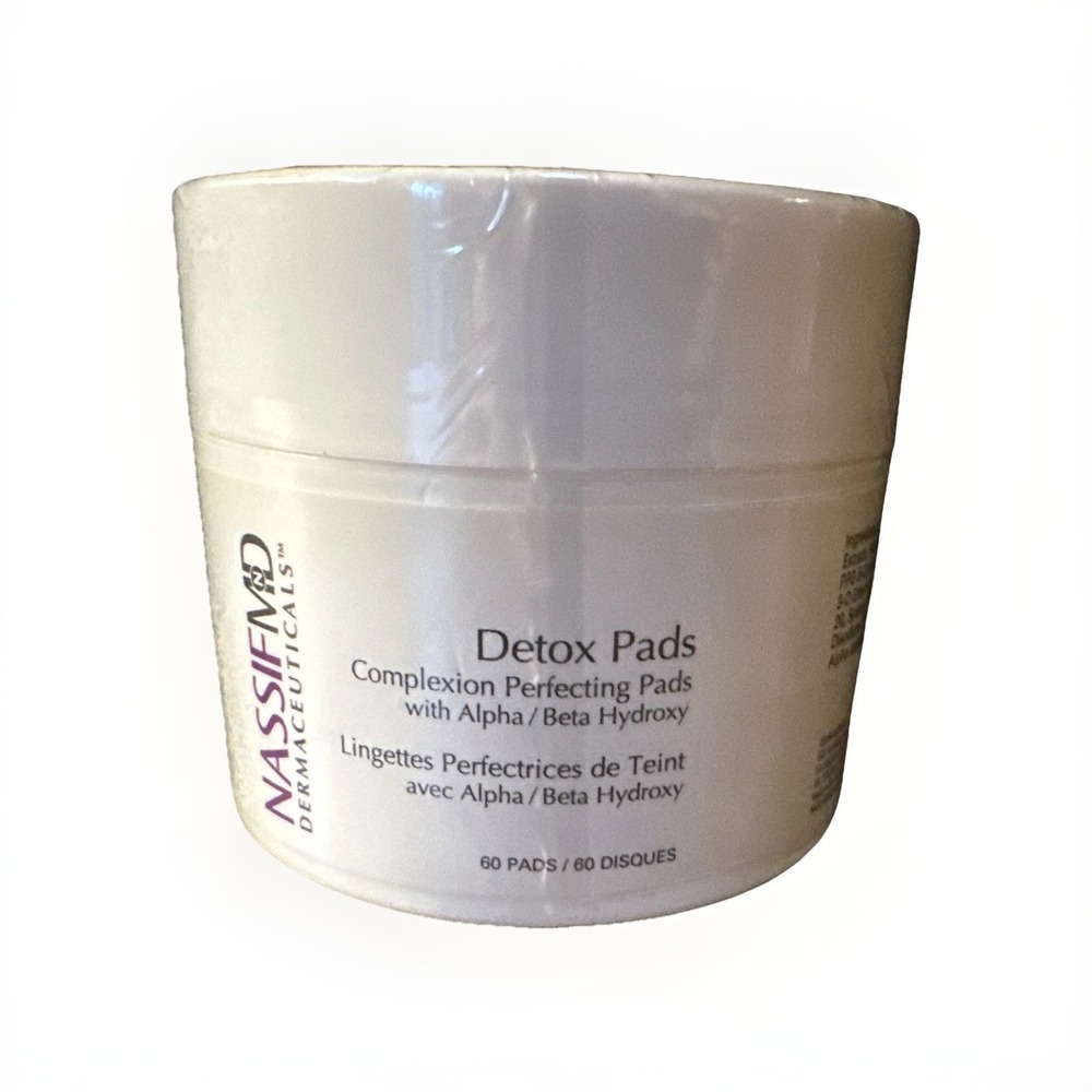 NEW Nassif MD Dermaceuticals DETOX PADS Complexion‎ Perfecting (60 pads) SEALED